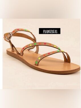New Francesca’s Indigo Rd Pobart Embellished Summer Sandals